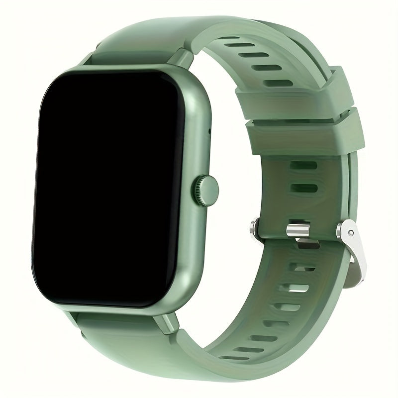 ساعة ذكية مزودة بأكثر من 100 وضع رياضي - متتبع لياقة بدنية لأجهزة أندرويد/الهواتف، للرجال والنساء - ساعة ذكية للأنشطة لإجراء واستقبال المكالمات