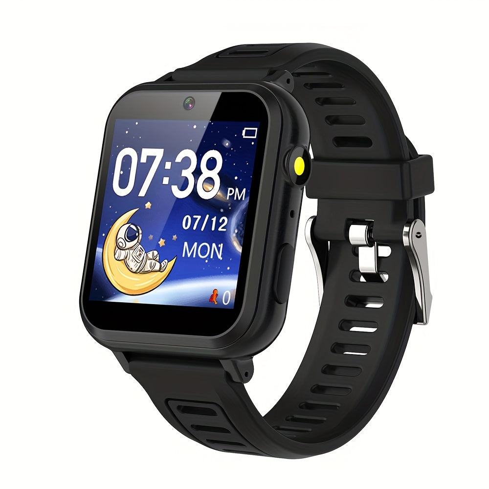 Teenagers Game Smart Watch With 24 Puzzle Games, HD Touch Screen Camera, Music Player, Pedometer Alarm Clock, Calculator Flashlight 12/24 Hr Students Watches, Gift For Boys Girls, Fitness Tracker Watch