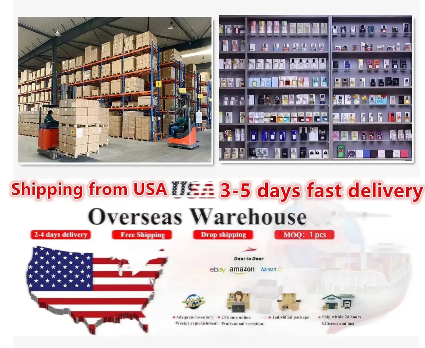 Usa Stock Factory Wholesale Supplier High Quality Original Brand Perfume Women's Perfume Natural Long Lasting Perfume Cologne