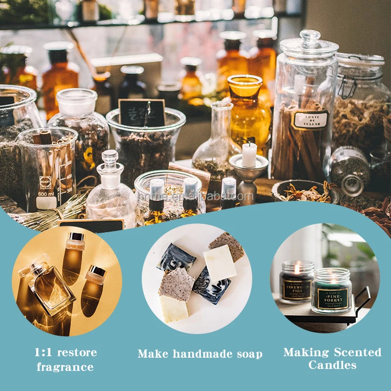 كولونيا للرجال من Pure Plant، زيت عطري، صابون يدوي الصنع، مرطب، عطر، شمعة، مواد خام 1:1 Restore Big Brand