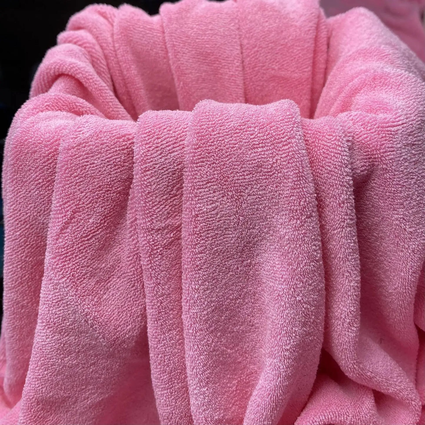 Cotton Towel Fabric Clothing Fabric Knitted All Cotton Towel, Hat, Makeup Bag Single-sided Looped Fabric