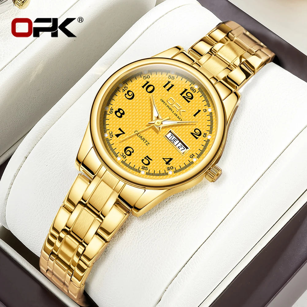 OPK 8110 Watch For Women Quartz Watch Waterproof Classic Luxury Brand Ladies Watch Stainless Steel Strap Watches Reloj Mujer SwiftNest
