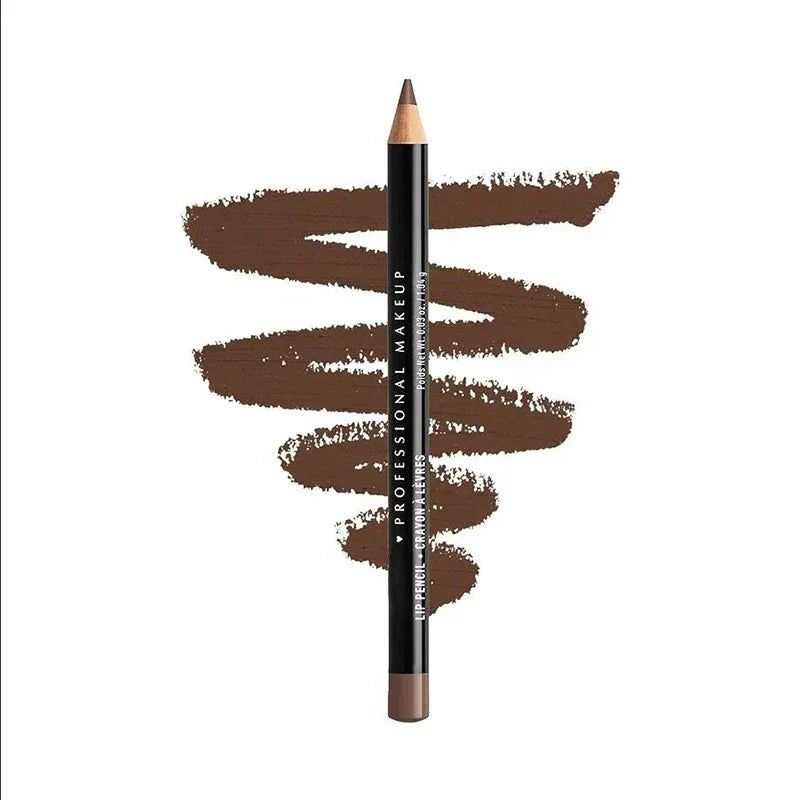 Slim Lip Pencil Long-Lasting Creamy Lip Liner Waterproof Plumping lip Stain Natural Nude Brown Lip Liner Professional Makeup