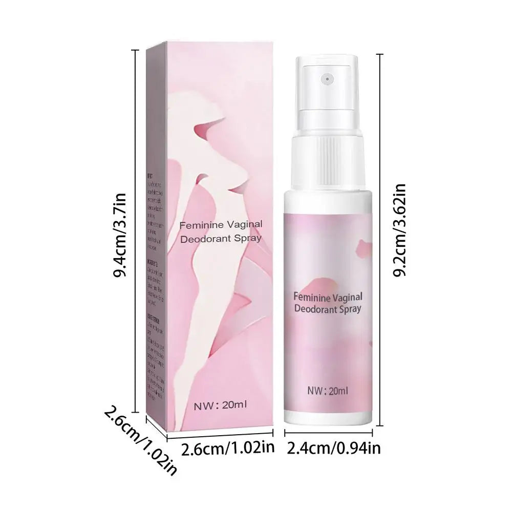Natural Plant Women Private Parts Spray Reduce Odor Moisturizing Vaginal Care Intimate Part Feminine Vaginal Deodorant Spray
