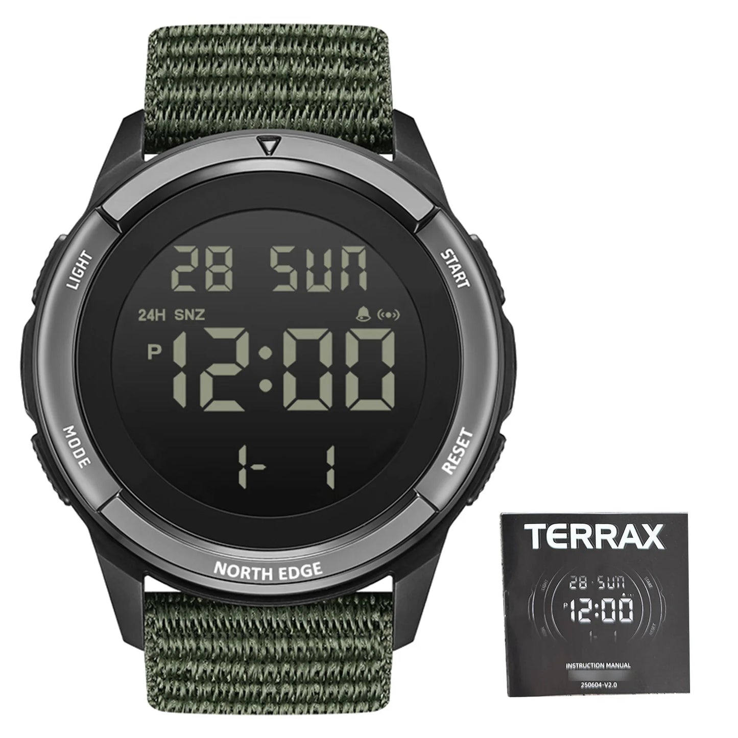 Sport Watch for Outdoors 50M Rainproof Digital Sports Watches with LED Backlight Digital Sports Watch