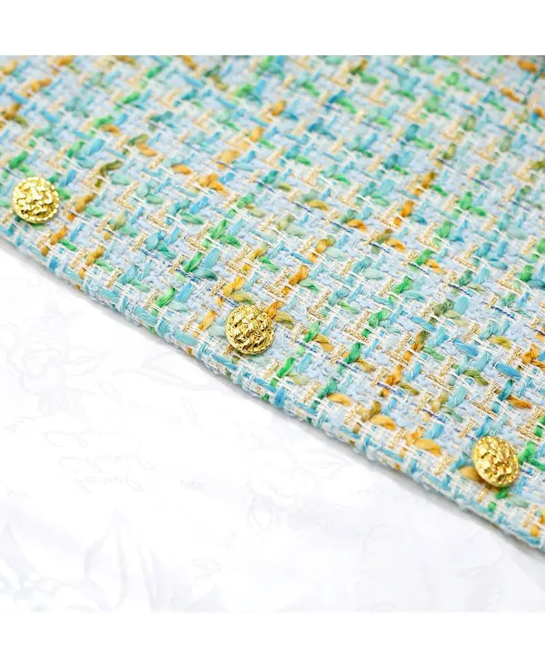 Fashion Jacket for Women 2025 New Spring and Autumn Temperament Tweed Braided Short Versatile Top