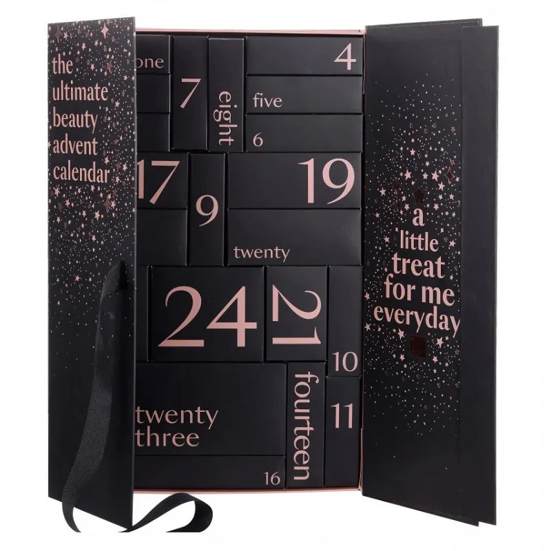 custom.Luxury Personalized Custom Beauty Makeup Advent Calendar Box