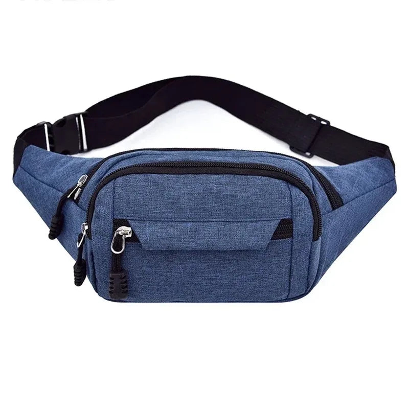 2025 Unisex Sports Fanny Pack - Fashion Canvas Waist/Shoulder Bag for Men & Women, Phone Purse with Casual Crossbody Design