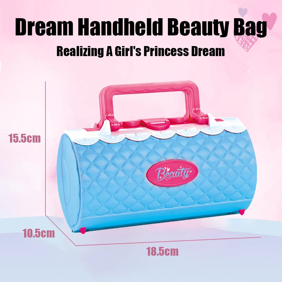 Children's beauty toys, makeup bags, girls, suitcases, princesses, washable, pretend to play with makeup sets