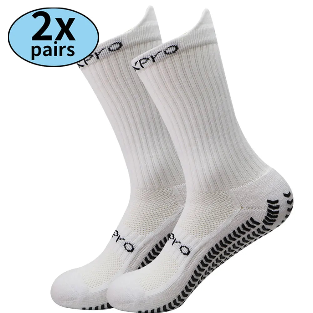 2 pairs of outdoor sports towel bottom non-slip breathable dispensing Basketball football game sports socks