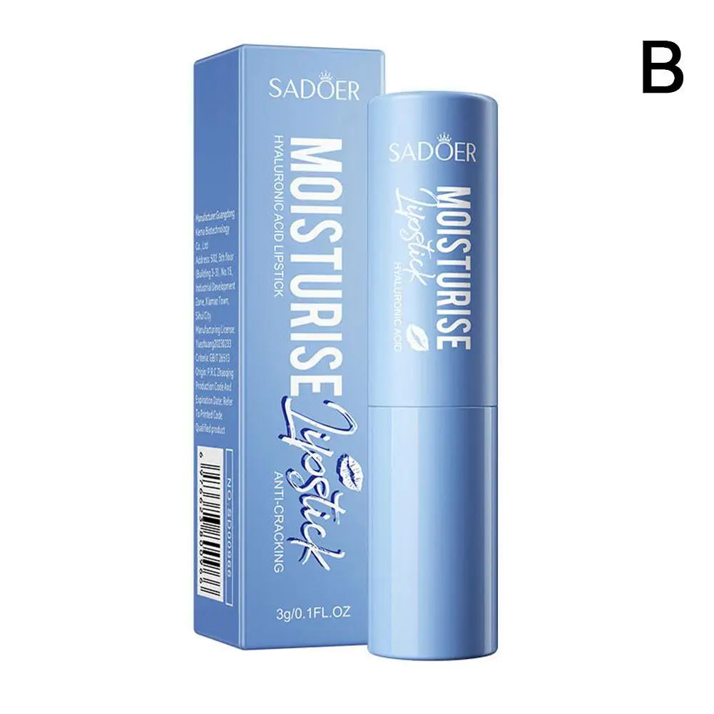 Hyaluronic Acid Lipstick Lips long-lasting Moisturizing Nourishing Soothing Dryness Brightening Lip Balm Beauty Skin Care