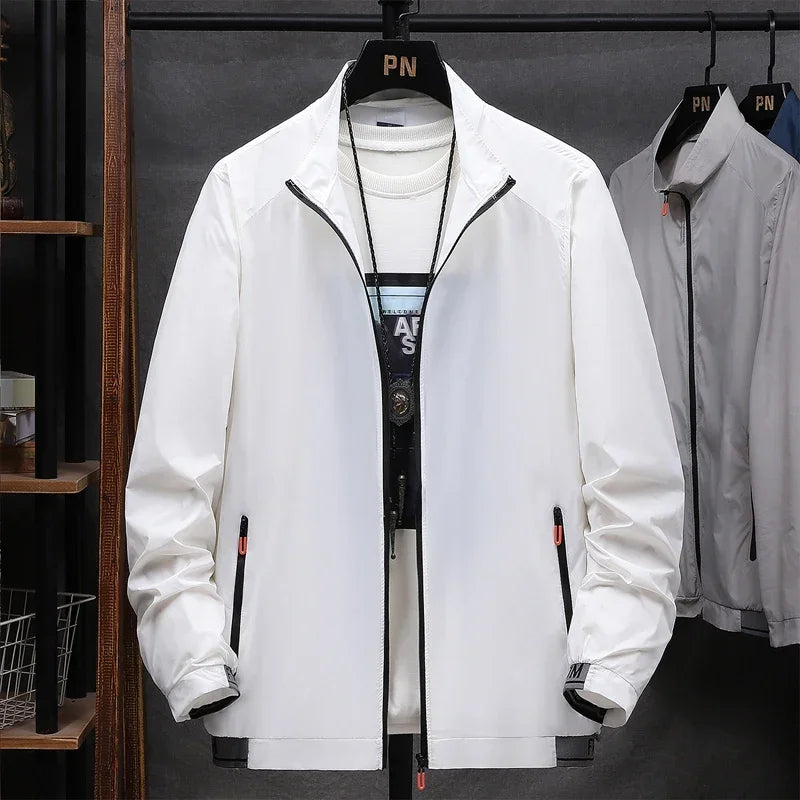 New Sunscreen Coats Men's Breathable Sports Waterproof Jacket Summer UV Protection Outdoor Fishing Skin Clothing