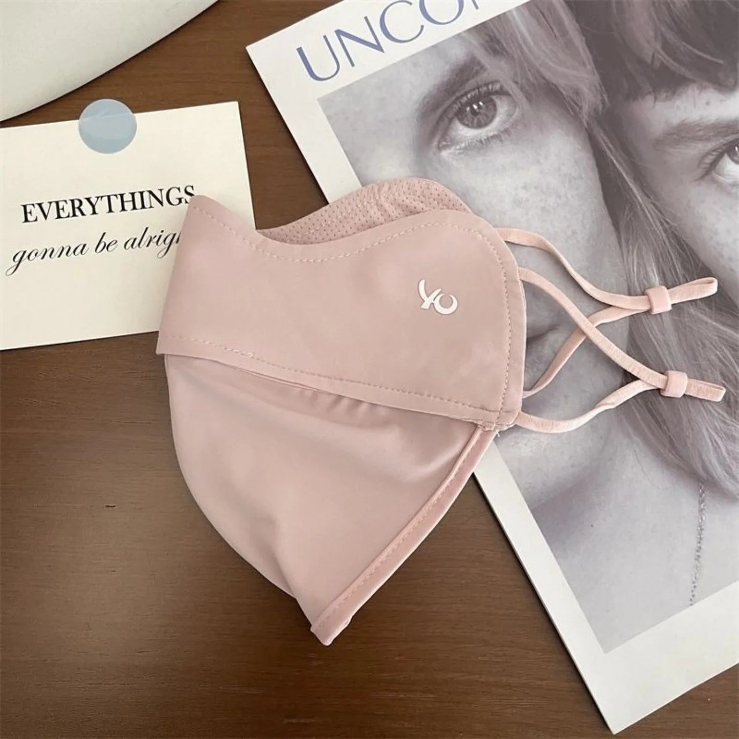 Face Mask Outdoor Sports Summer Ice Silk Sunscreen Face Sun Protection Forehead Thin Section Breathable