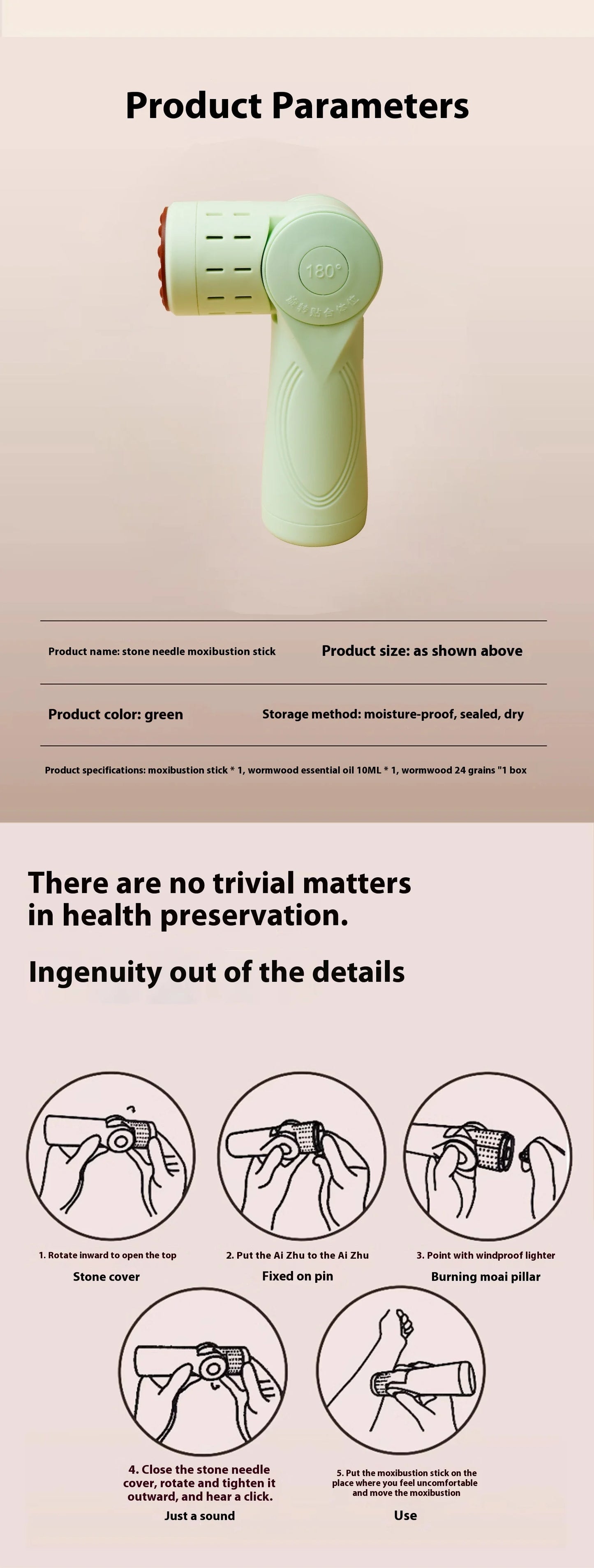 Moxibustion Scraping Massager Instrument Portable Intelligent Health and Wellness with Stone Moxibustion Scrap Board Accessories