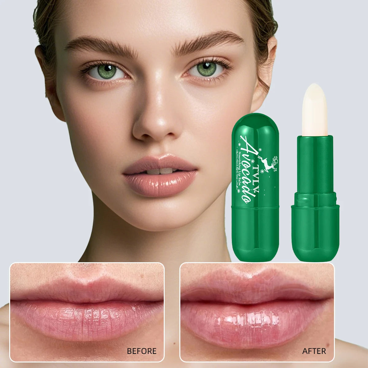 مجموعة العناية بالبشرة المرطبة لعيد الميلاد - كريم مرطب لليدين وبلسم مغذي للشفاه، هدية مثالية للعطلات للنساء ذوات البشرة الجافة