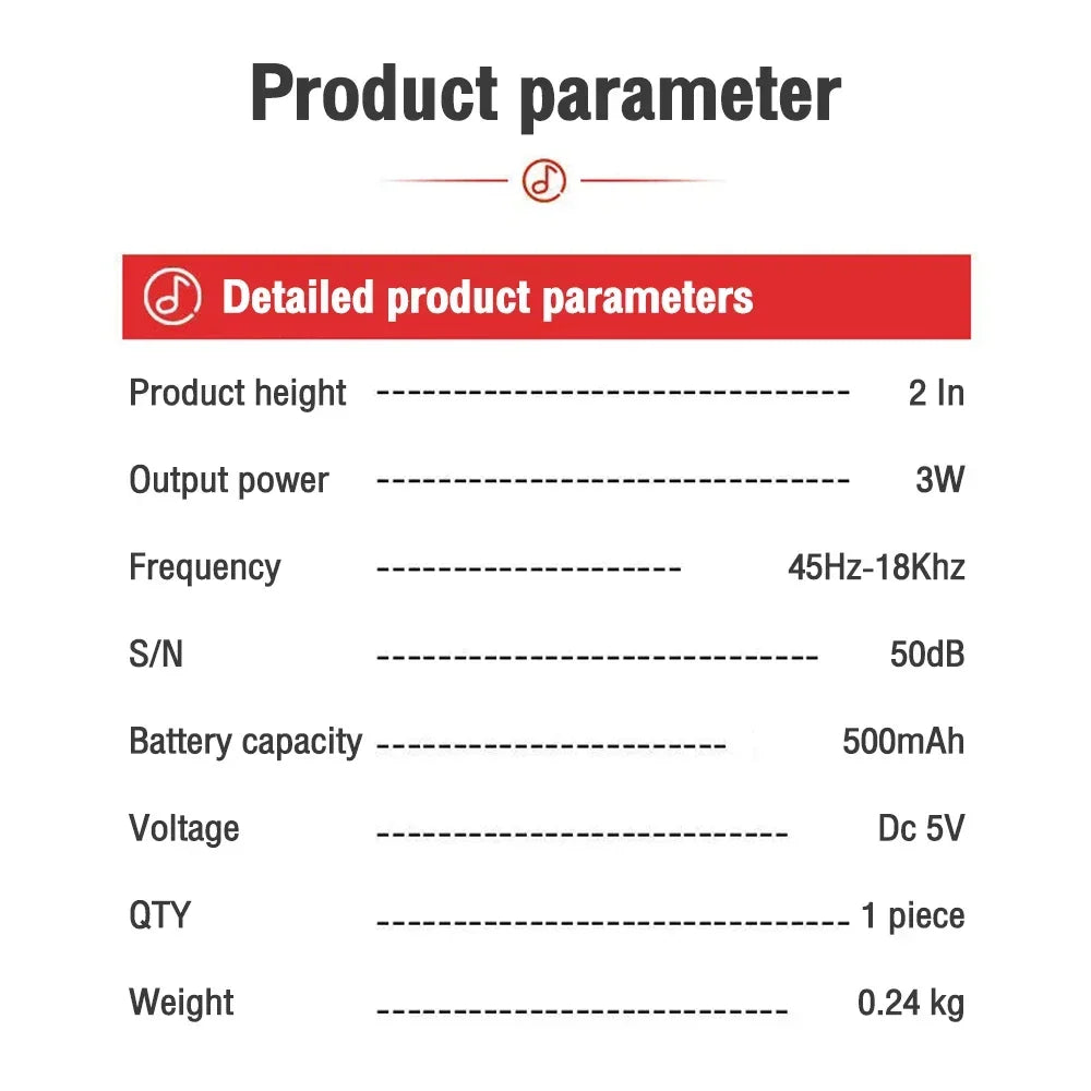 Bluetooth Speaker Outdoor Stereo Playback Fm Voice Broadcasting Dual Speaker Bluetooth 5.3 Portable Subwoofer Wireless Speaker