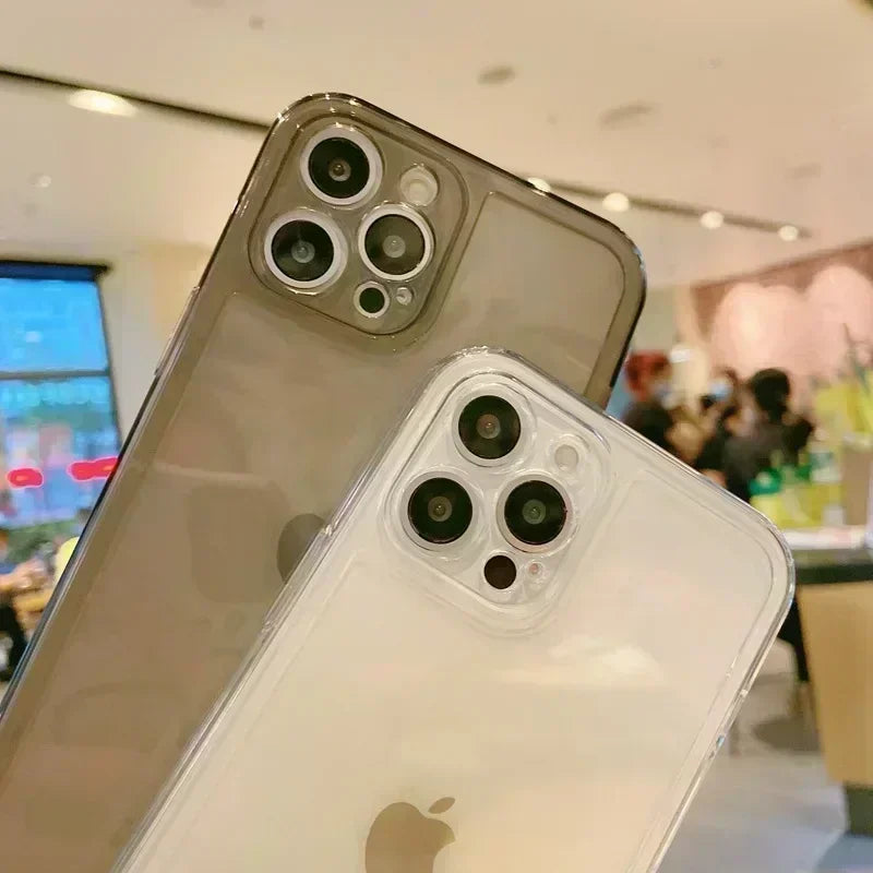 جراب هاتف INS Hot Coffee لهاتف iPhone 16 15 14 13 12 11 Pro Max XR 8 7 Plus 13 12 Mini غطاء شفاف ناعم