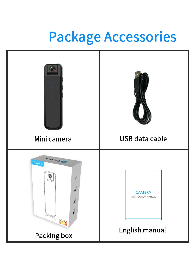 Mini Digital Camera HD 1080P Home Sports DV Magnetic Security-Camera Motion Sensor Small Camcorder Pocket Body Camara