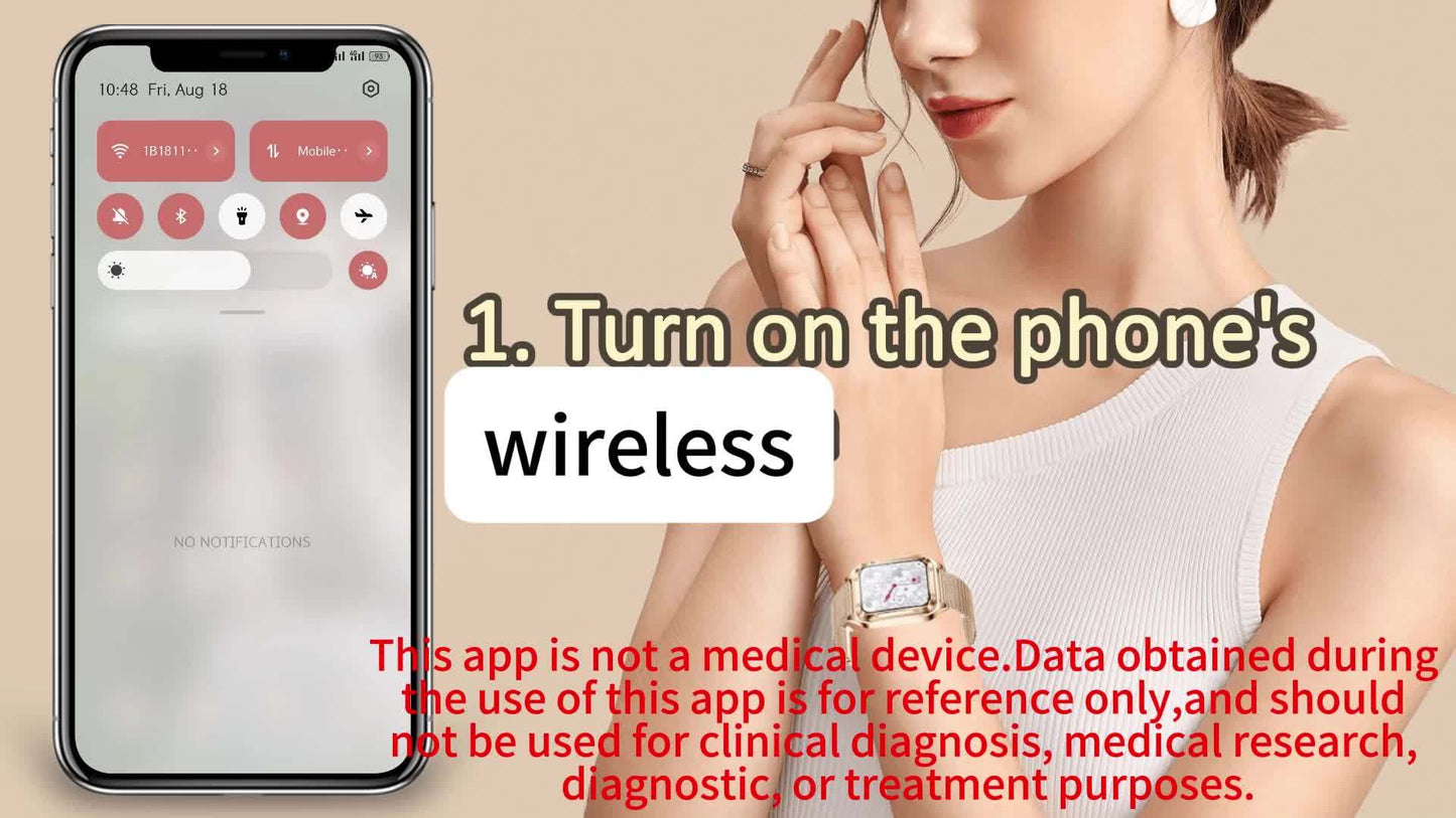 1.6" HD Screen Smartwatch for Women and Men - Wireless Call, 100+ Sports Tracker, AI Voice Assistant, Fitness Tracker, Compatible with iPhone and Android Phones - Perfect Mother's Day Gift