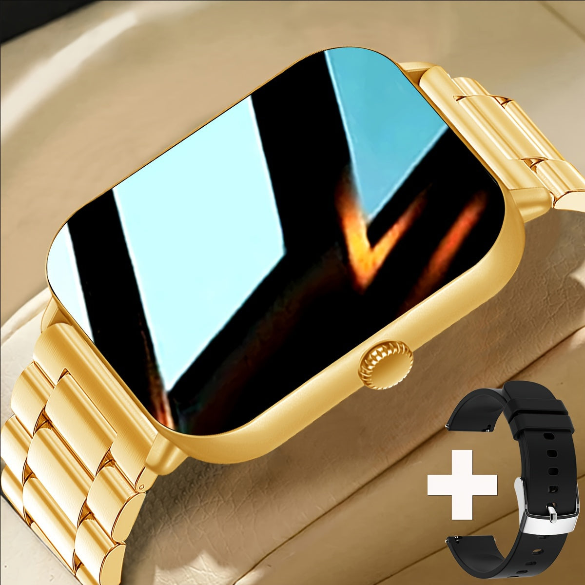 1.81-inch Touchscreen Smartwatch With Call Function (answering Calls, Dialing), Multi Sport Mode, Pedometer, Fitness Tracker For IPhone And Android Phones