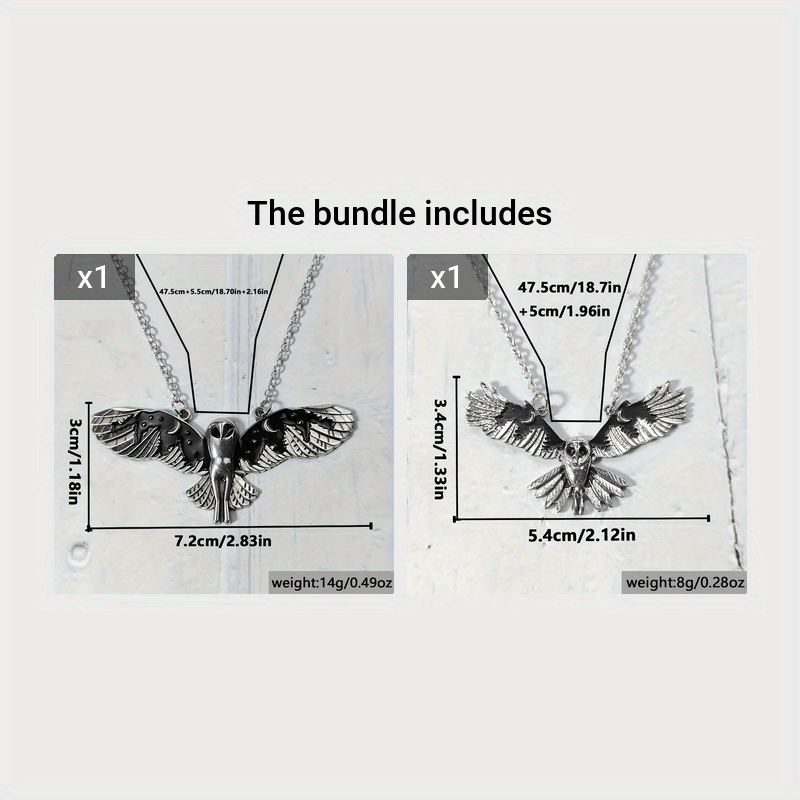 Vintage Silvery Owl Pendant Necklace Witch Moon Phase Art Necklace Ladies Animal Totem Necklace Jewelry Gift