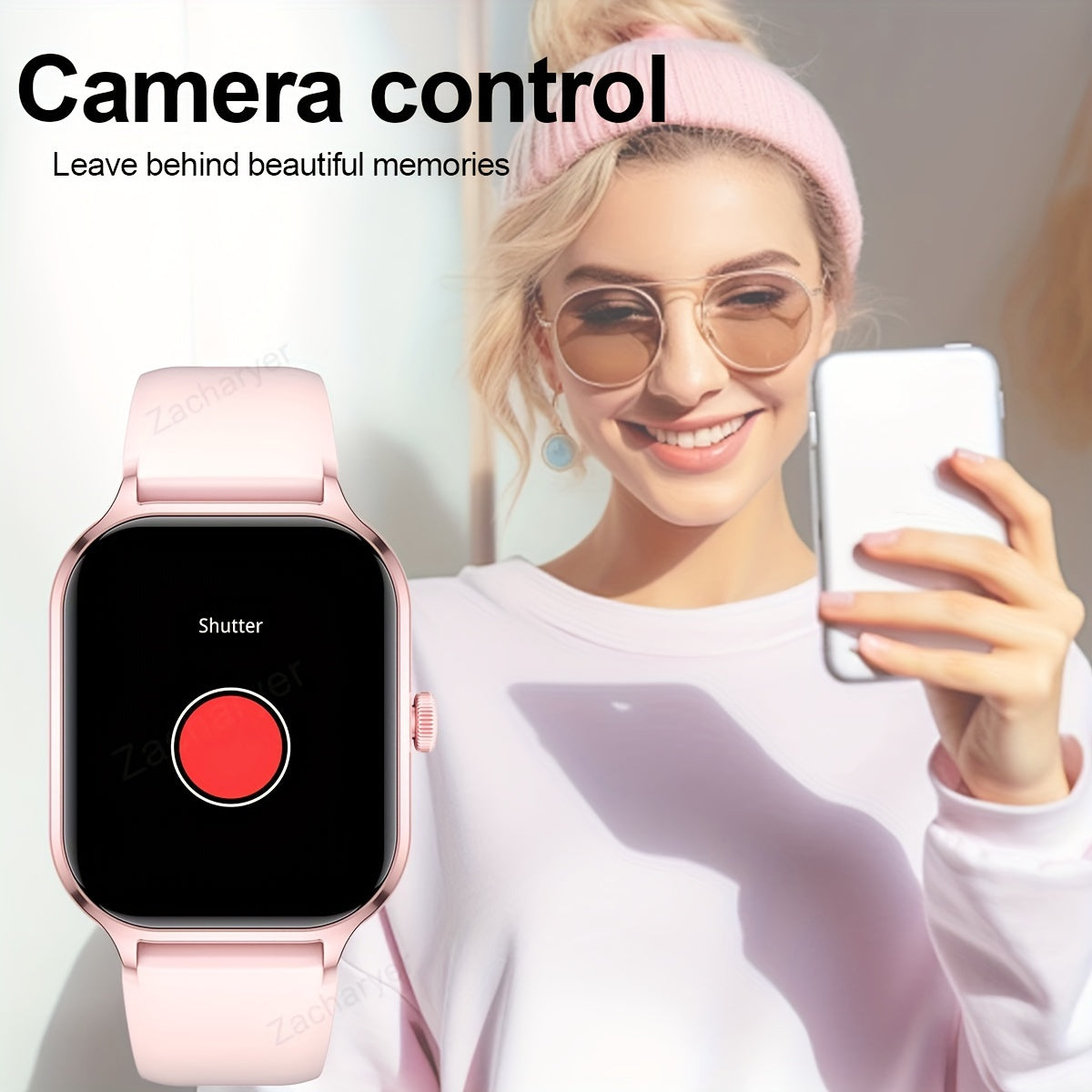 Smart Watch For IPhone And Android Phones, Full Touch Screen Smart Watch, Wireless Calling, Music Playback, Voice Control, Suitable For Both Men And Women, With Multiple Sports Modes, Custom Wallpaper