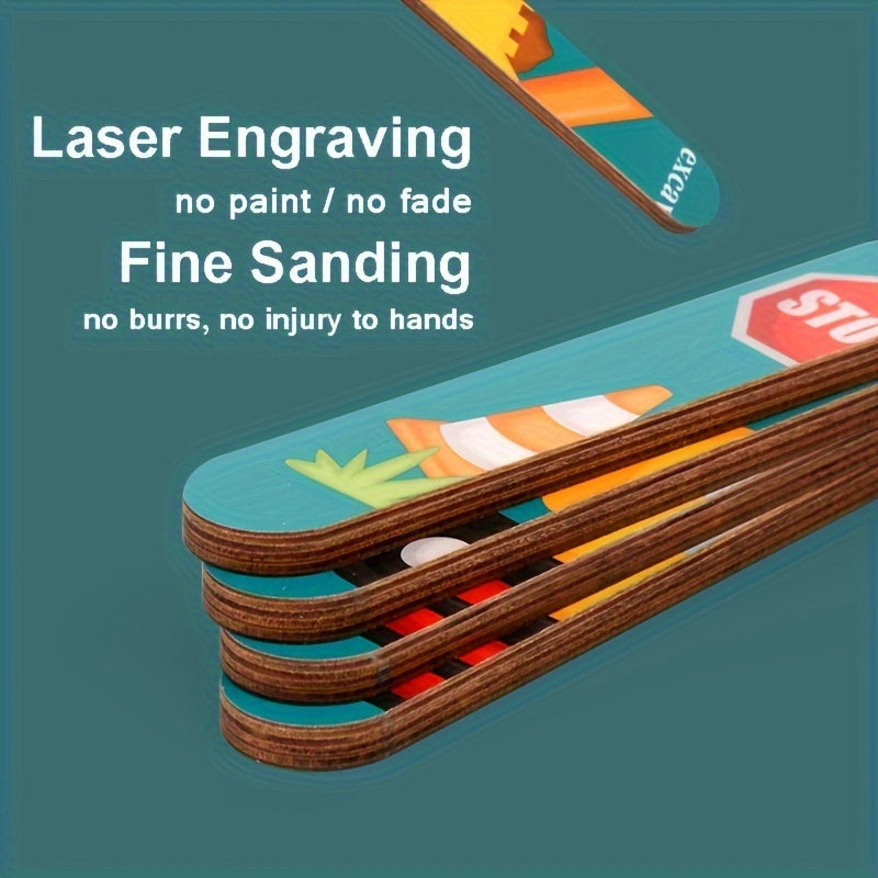 Double Sided Wooden 3D Puzzles: Educational Toys for Kids to Learn And Have Fun, Christmas And Halloween Gift!