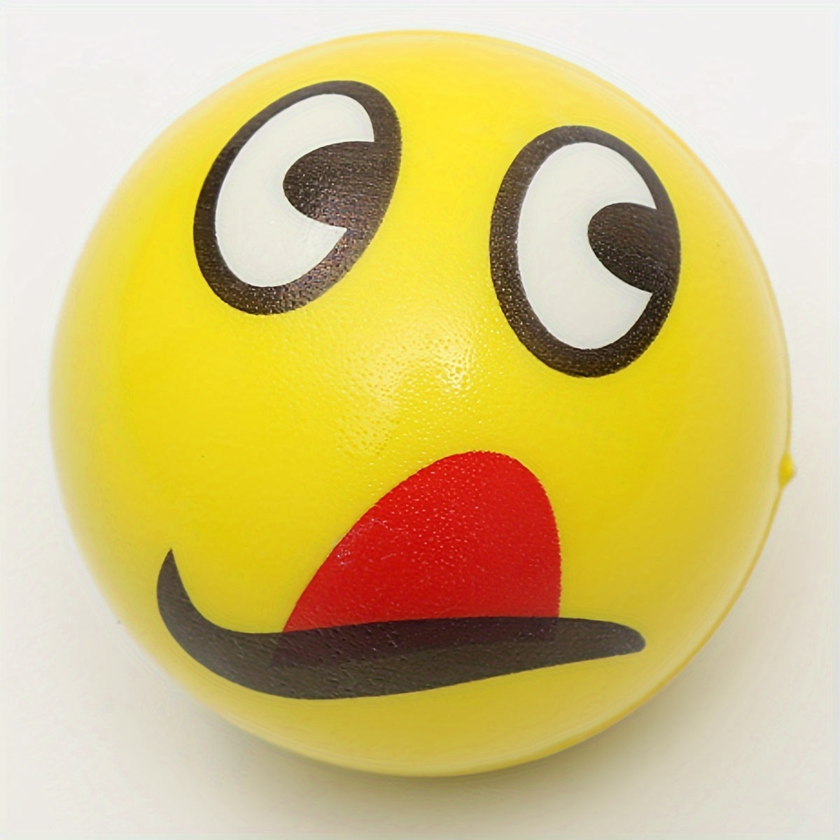 12-Pack Funny Face Stress Relief Squeeze Balls, Sponge Novelty Squishy Toys for Kids, Assorted Facial Expressions Gag Toys, Party Favors, Holiday Blind Box, Birthday Gifts for Ages 3-8, TPU Material