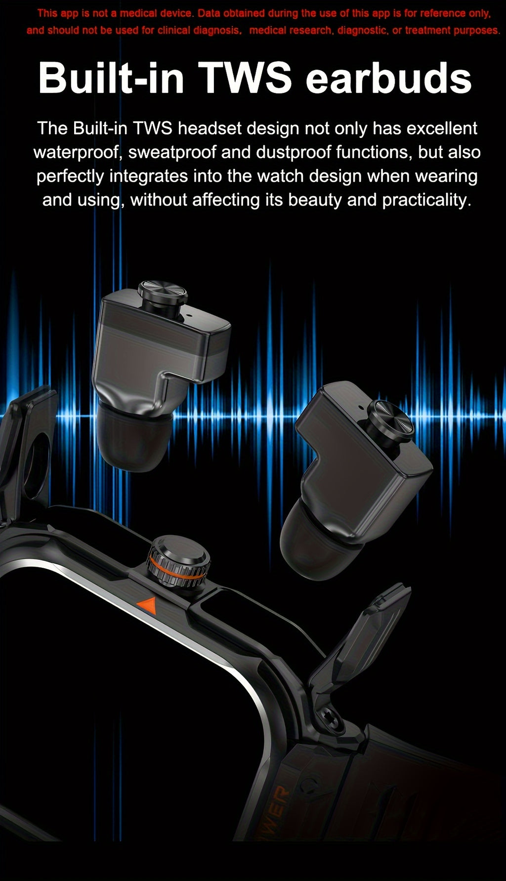 [ساعة ذكية 2 في 1] LONZERUI ساعة ذكية جديدة 2 في 1 للرجال والنساء، ساعة ذكية مقاومة للماء مع مكالمات بلوتوث، شاشة لمس كاملة 2.01 بوصة، مع رسائل، والرد على المكالمات، وتذكيرات بالمعلومات، لهاتف iPhone