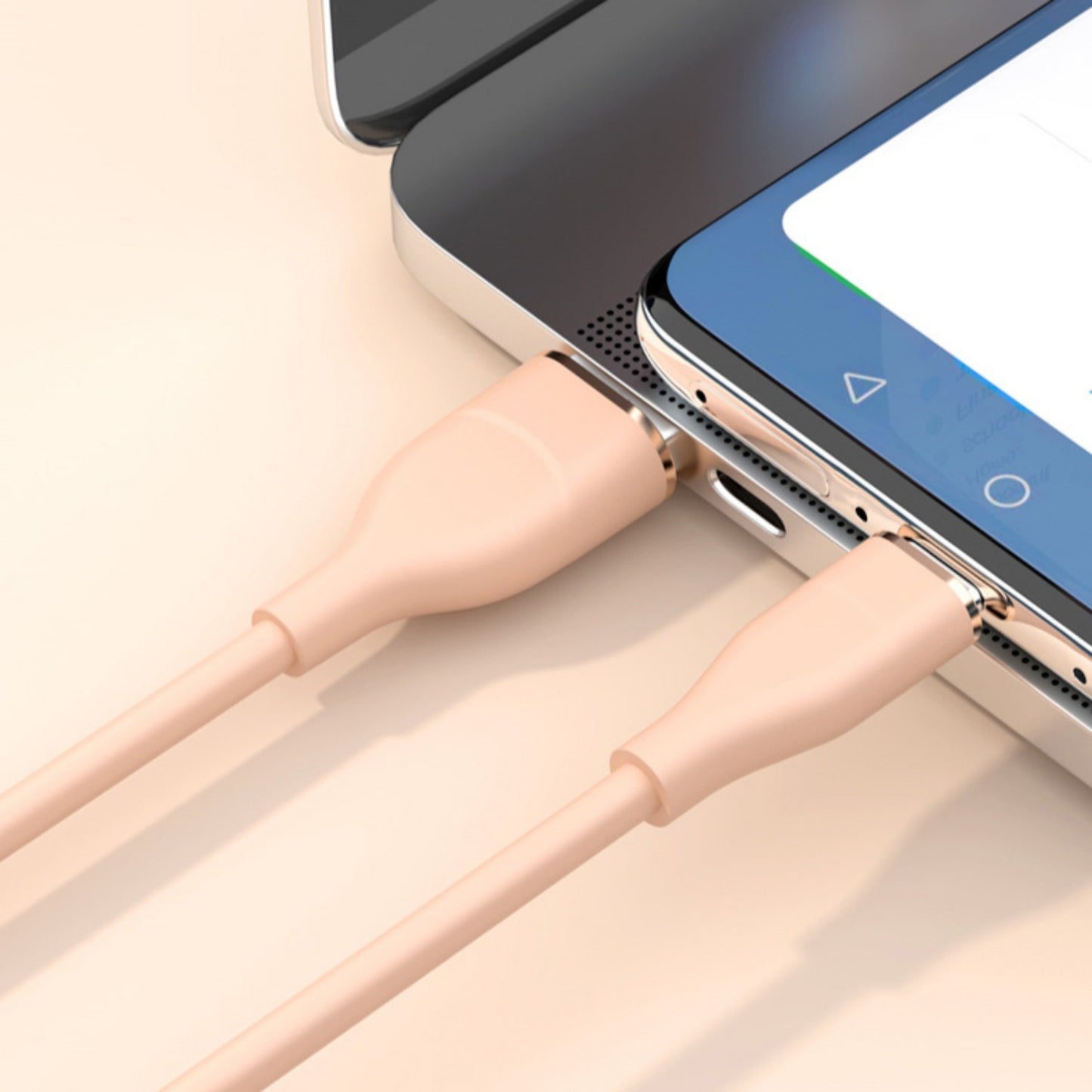 [كابل شحن فائق السرعة] كابل شحن فائق السرعة GICOOK 88 واط - سيليكون ناعم، متين، مرن، عالي السرعة من النوع C إلى USB-C لهواتف Android، متوافق مع Honor وXiaomi وHuawei Mate60 Pro