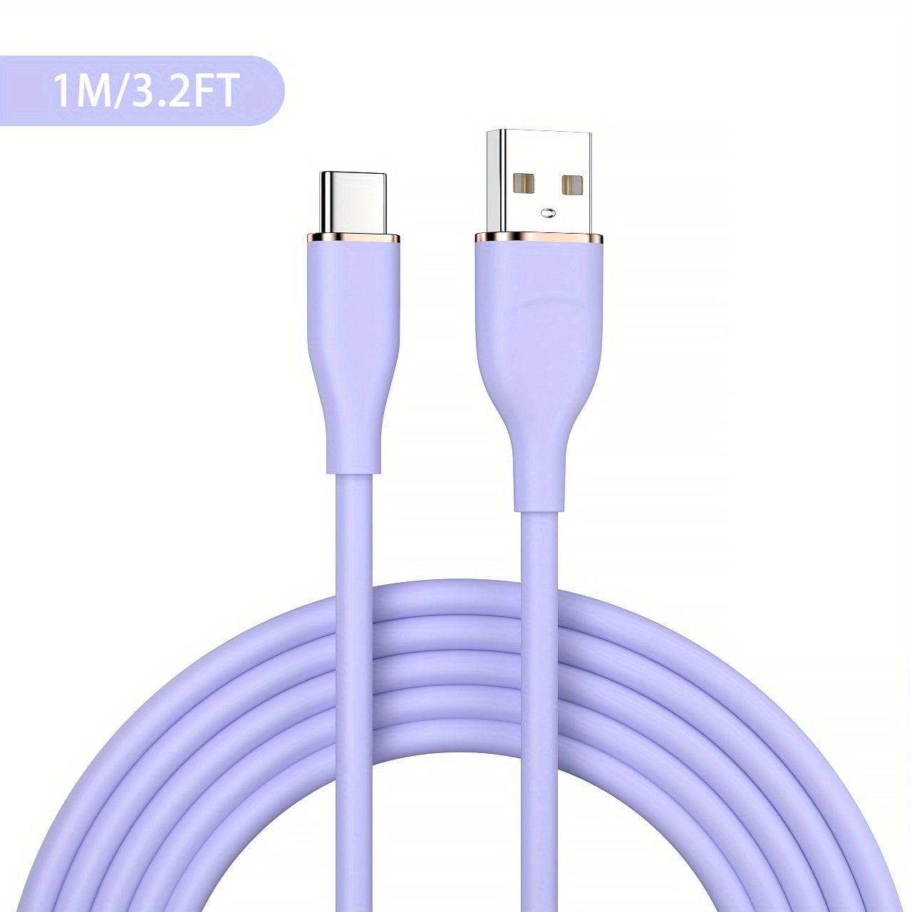 [كابل شحن فائق السرعة] كابل شحن فائق السرعة GICOOK 88 واط - سيليكون ناعم، متين، مرن، عالي السرعة من النوع C إلى USB-C لهواتف Android، متوافق مع Honor وXiaomi وHuawei Mate60 Pro