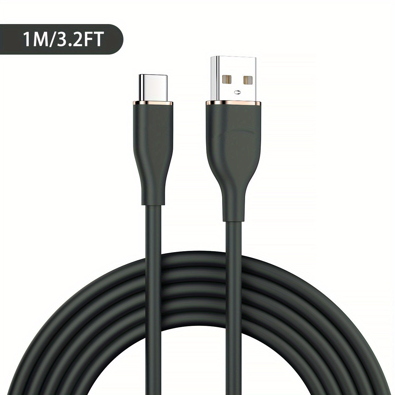 [كابل شحن فائق السرعة] كابل شحن فائق السرعة GICOOK 88 واط - سيليكون ناعم، متين، مرن، عالي السرعة من النوع C إلى USB-C لهواتف Android، متوافق مع Honor وXiaomi وHuawei Mate60 Pro