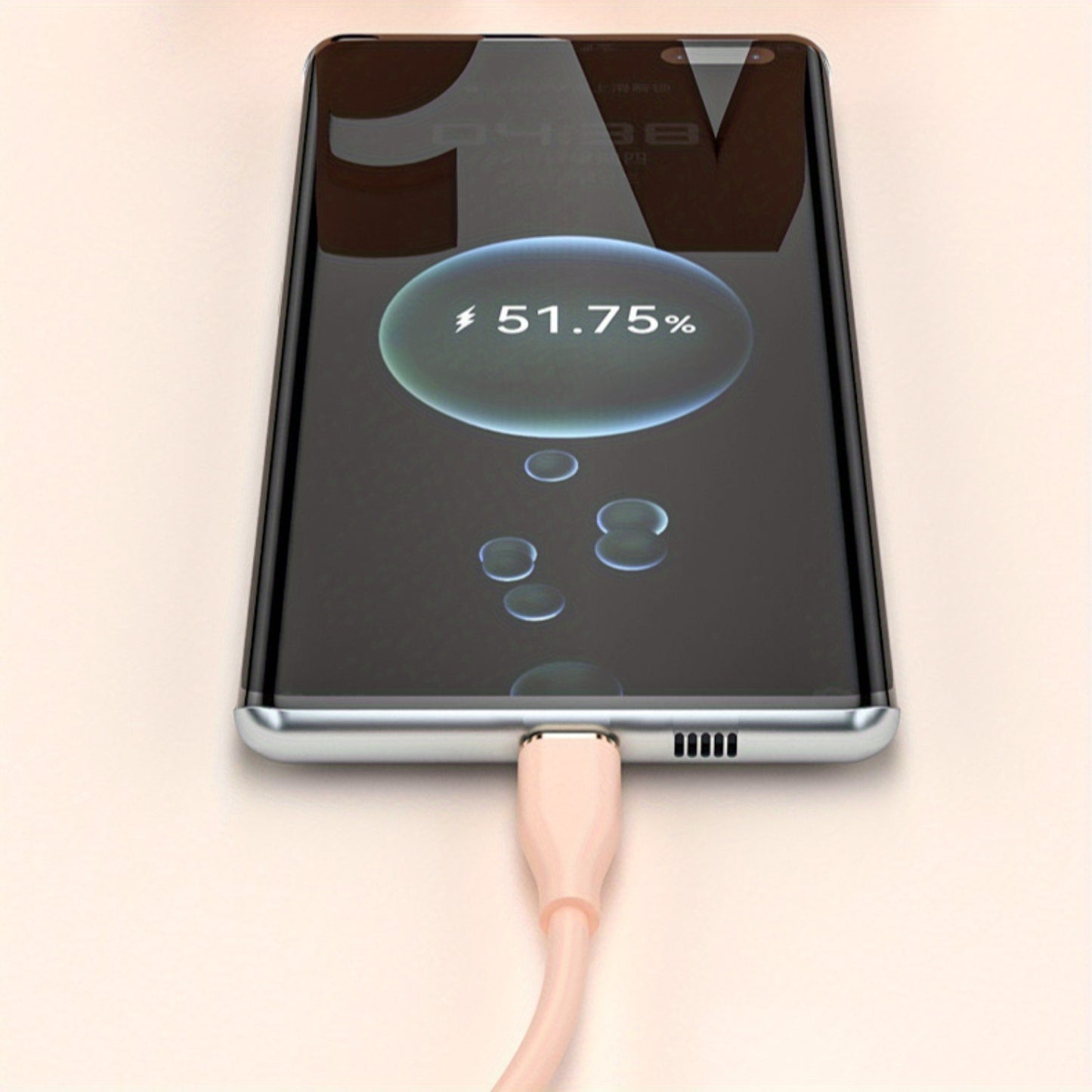 [كابل شحن فائق السرعة] كابل شحن فائق السرعة GICOOK 88 واط - سيليكون ناعم، متين، مرن، عالي السرعة من النوع C إلى USB-C لهواتف Android، متوافق مع Honor وXiaomi وHuawei Mate60 Pro