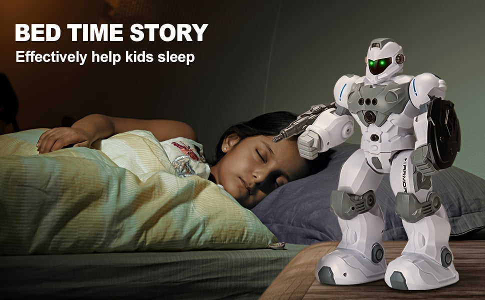 Control Robot Toys for Kids: Intelligent Programmable Robot Gifts for Kids Popular Science Story Toys with 2.4Ghz WiFi Signal Gesture Sensing for Kids