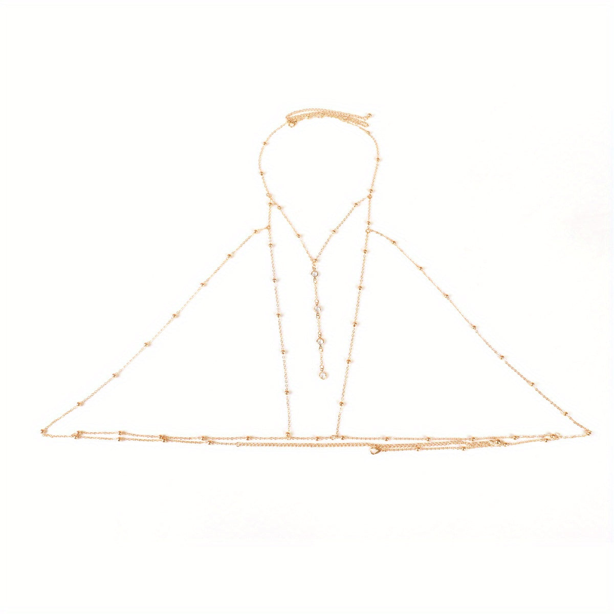 [1 Ultra-Shiny Bra Chain] Ultra-Shiny 1 Women's Bra Chain Body Jewelry with Rhinestone Inlay | Suitable for Daily Wear, Parties, Nightclubs, Fashion Shows, and Fashion Photography