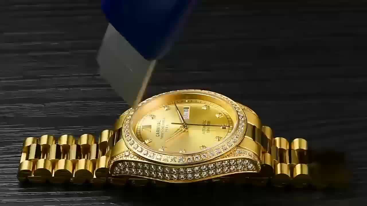 Fiesta watches, men's mechanical watches, Japanese movements, trendy authentic men's watches, hollowed-out watches, holiday gifts