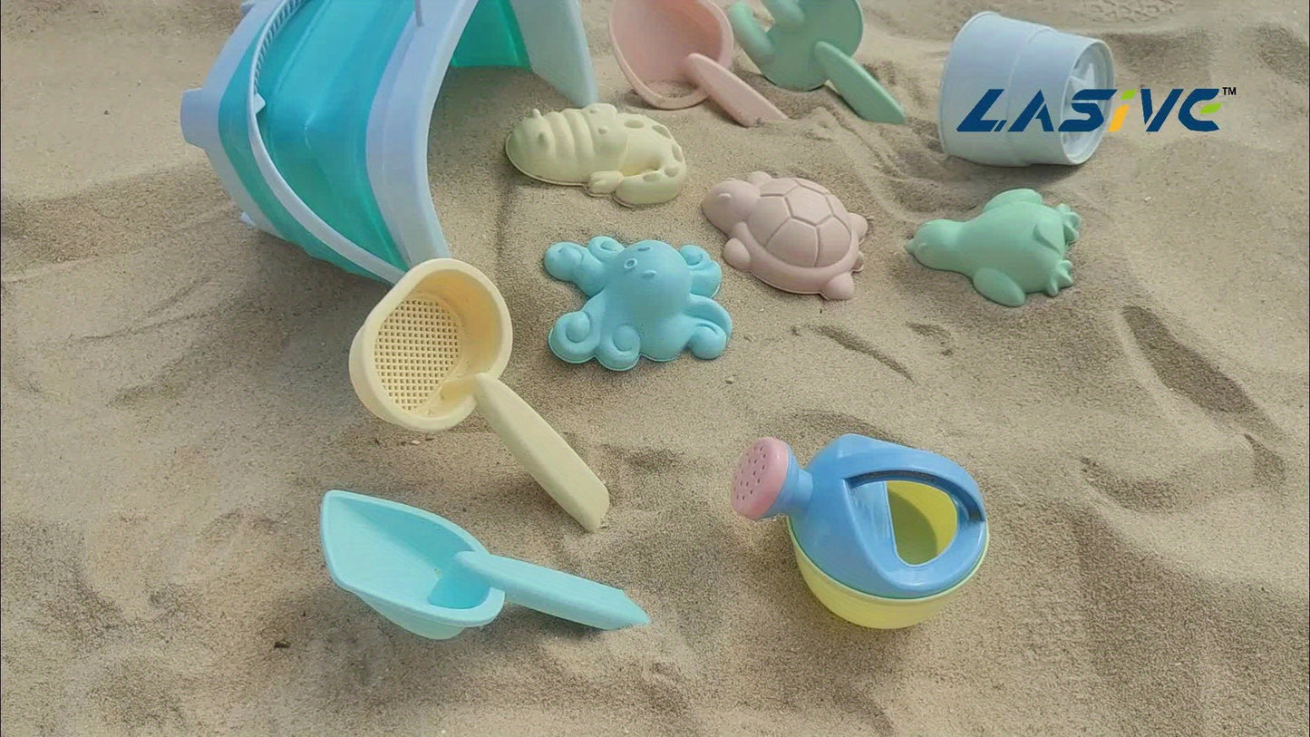 11PCS Beach Sand Toys Set - Fun Morandi Color Combination - Perfect Outdoor Toys For Kids!
