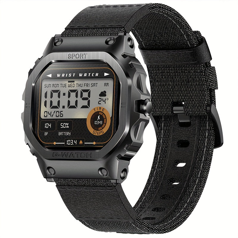 ساعة ذكية جديدة للرجال مقاس 1.57 بوصة رياضية خارجية مع إمكانية الرد على المكالمات/إجرائها متوافقة مع هواتف iPhone وAndroid طراز G-SHOCK