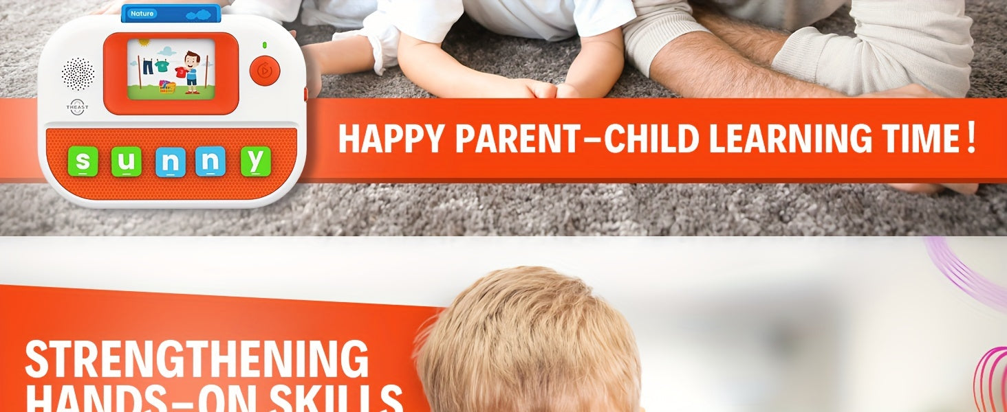 ألعاب تعليمية للأطفال من الصف الأول إلى الصف الثاني، بطاقات تعليمية ناطقة تحتوي على 176 كلمة بصرية، ألعاب تهجئة الحروف الأبجدية، مواد علاج النطق، هدايا أعياد الميلاد وعيد الميلاد وعيد الهالوين