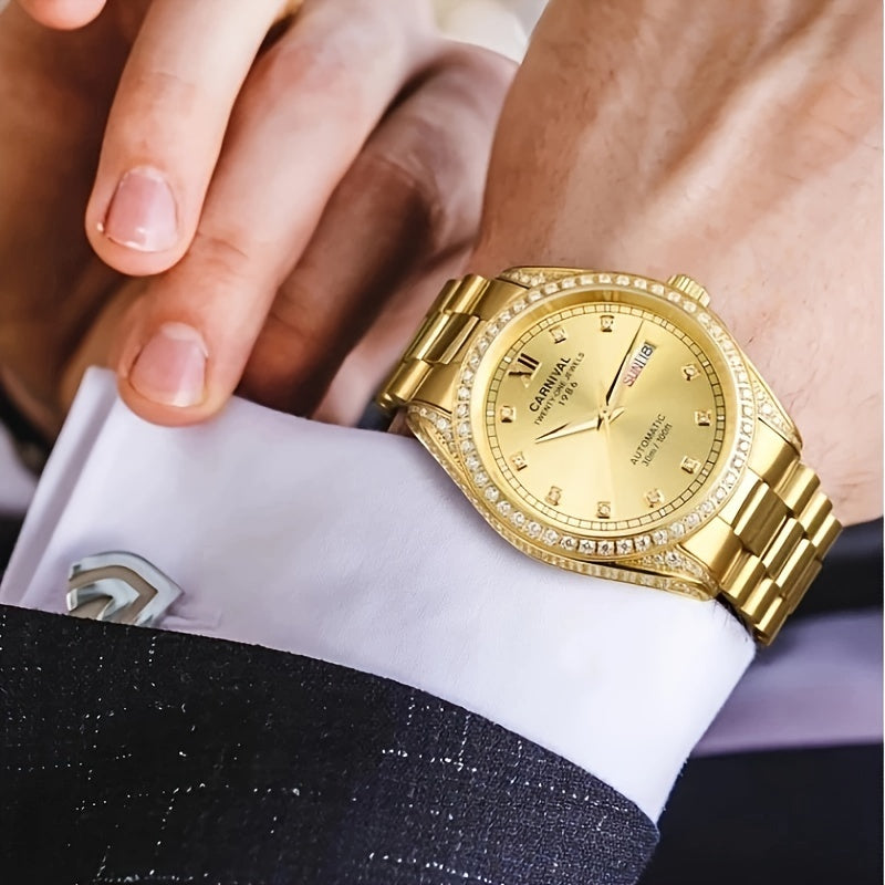 Fiesta watches, men's mechanical watches, Japanese movements, trendy authentic men's watches, hollowed-out watches, holiday gifts