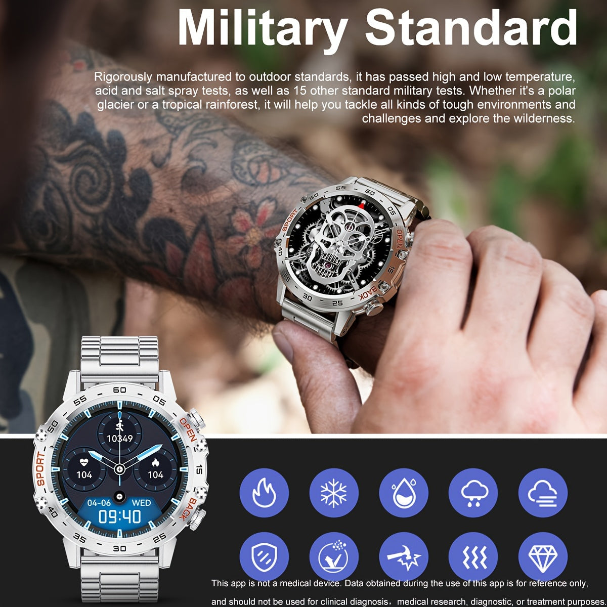 LIGE HD Smart Watch - Stylish Wrist Watches for Women Men with Wireless Call, 1.39" High-Definition Display, Multi-Sports Modes, Information Alerts, Sedentary Reminders, Music Control, Sports Pedometer, and Heart Rate Monitor