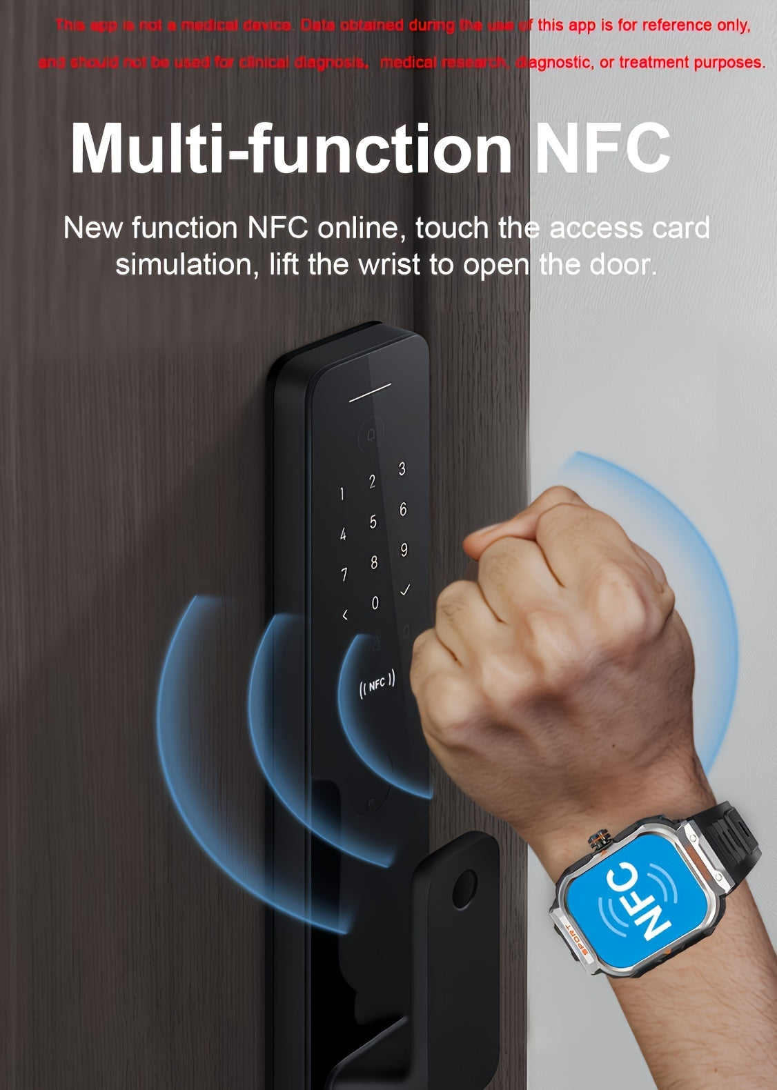 [2-in-1 Headset Smartwatch] LONZERUI new 2-in-1 headset smartwatch for men and women Bluetooth call waterproof smartwatch, 2.01 inch full touch screen display, with messages, answering calls, information reminders, for iPhone