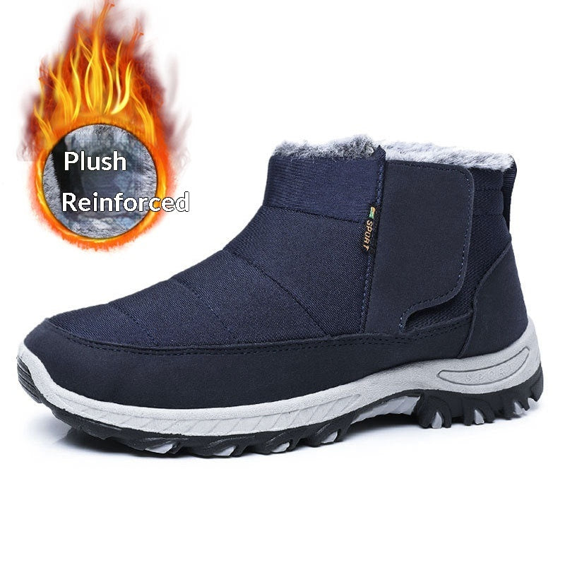 New Winter Slip-on Fleece-lined, Extra-thick Outdoor Snow Boots