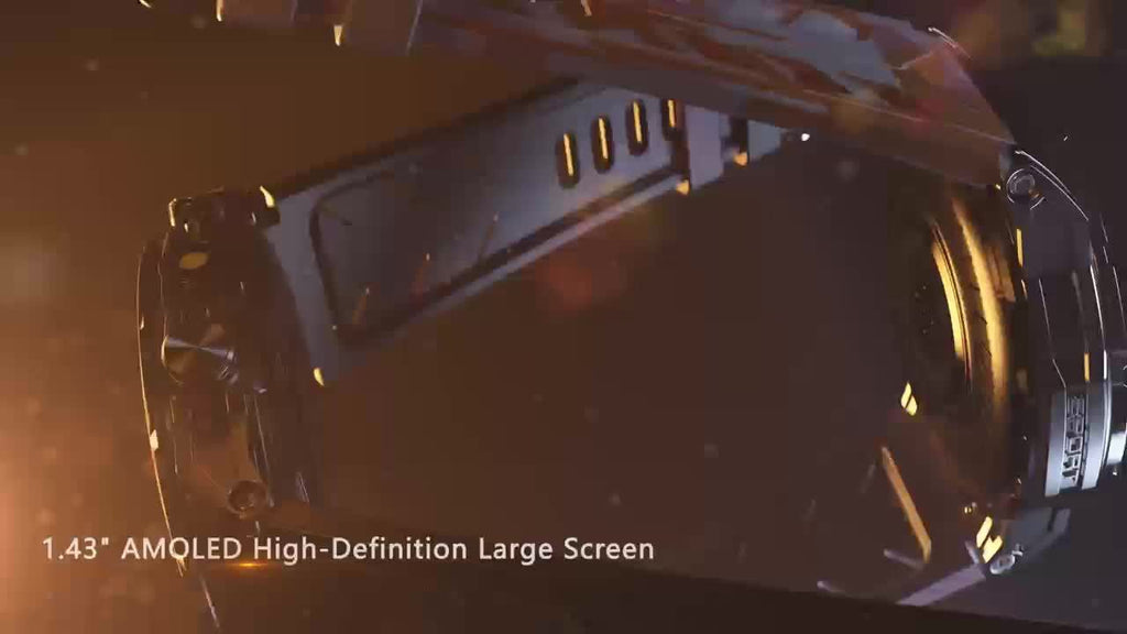 2024 New Outdoor Sport Smart Watch Men Women 1.43" AMOLED 450mAh Battery Wireless Calls SMS Notification Monitoring GPS Track+Altitude+Barometric Pressure+Compass+Flashlight Smart Watches For Android Iphone