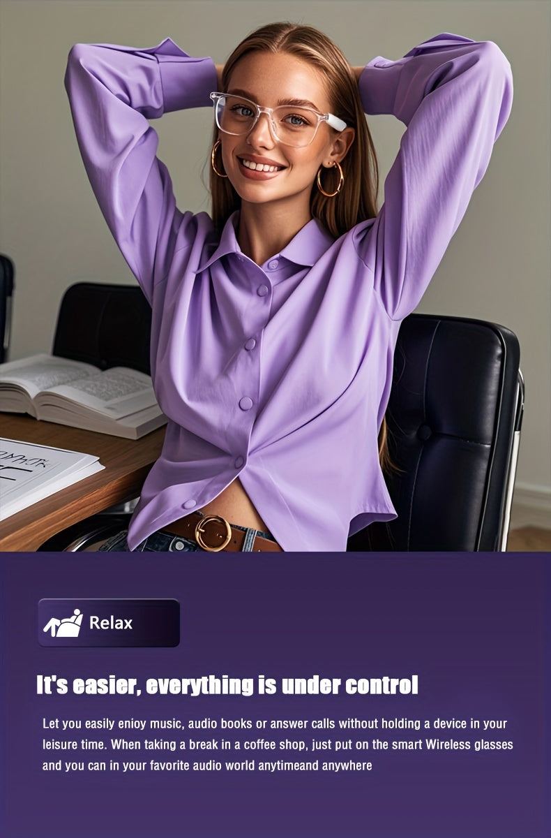 [نظارات ذكية جديدة] نظارات ذكية: نظارات رياضية خارجية جديدة لالتقاط الصور | موسيقى ومكالمات، خفيفة الوزن، تصوير عن بُعد، ميكروفون مدمج ومكبر صوت، خاصية تقليل الضوضاء، تعمل باللمس ومساعد صوتي بالذكاء الاصطناعي، متوافقة مع بروتوكول الإنترنت.