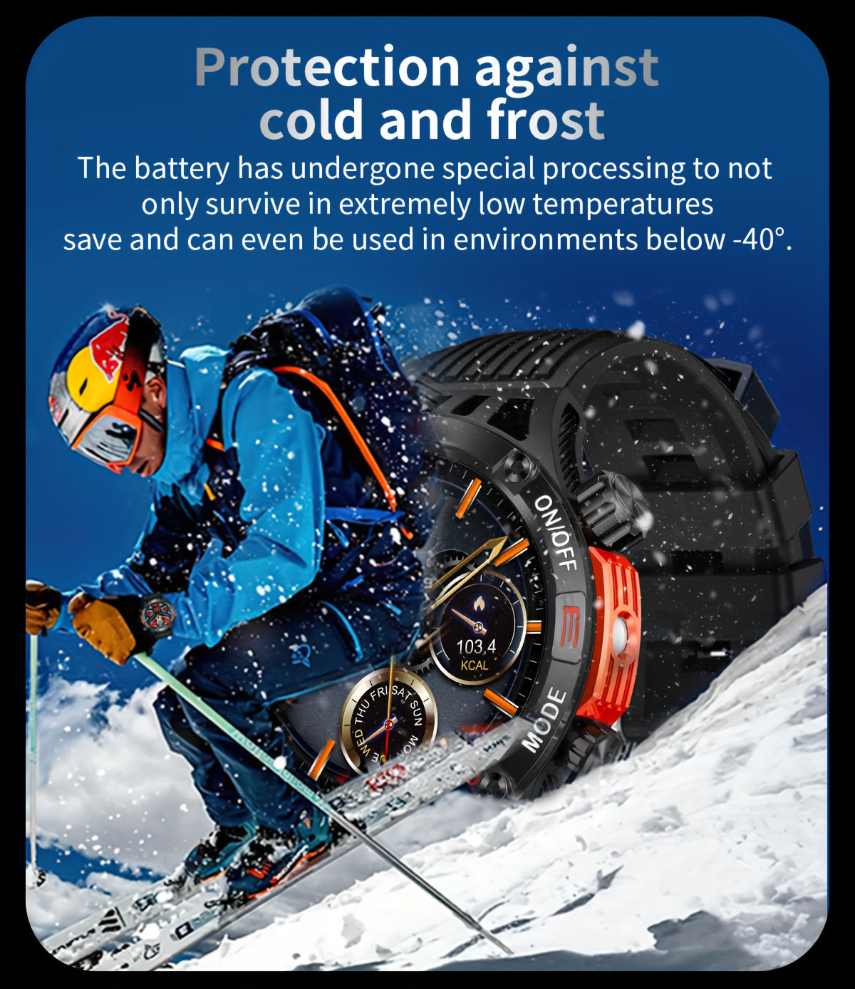 QTLJJBY Smart Watch Wireless Answer And Call SOS Outdoor Watch Outdoor Sports Watch LED IP68 Compass Fitness Tracker Pedometer Multimedia Message Display, Suitable Mobile Phones, Men's And Women's Smart Watches Gift