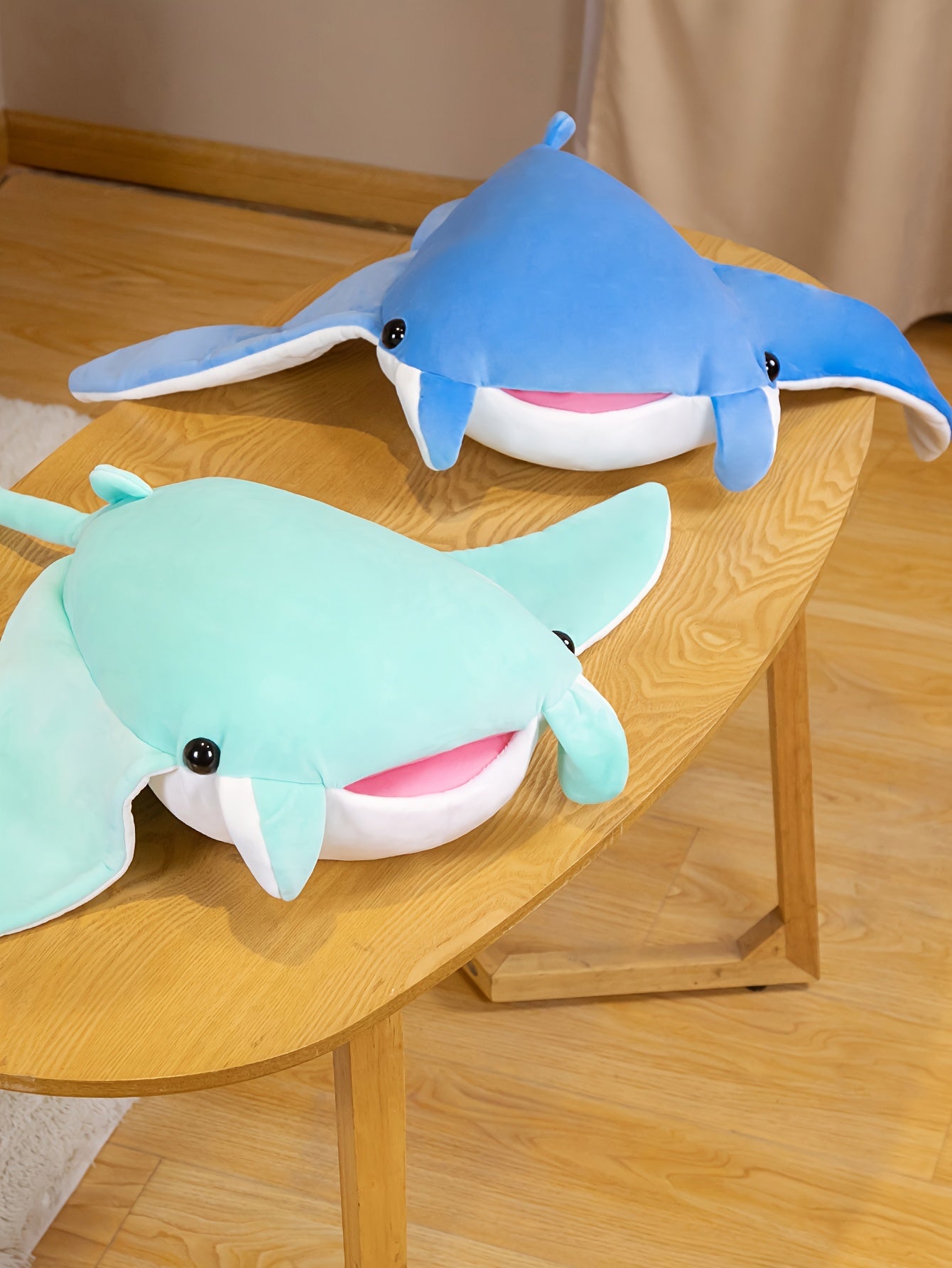 1pc, Batfish Devil Fish Doll Plush Toy, Soft Plush Toy, Plush Pillow, Hugging Pillow, Toys For Kids, Gift For Kids, Birthday Gift, Home/Room/Bed/Sofa/Car Decor