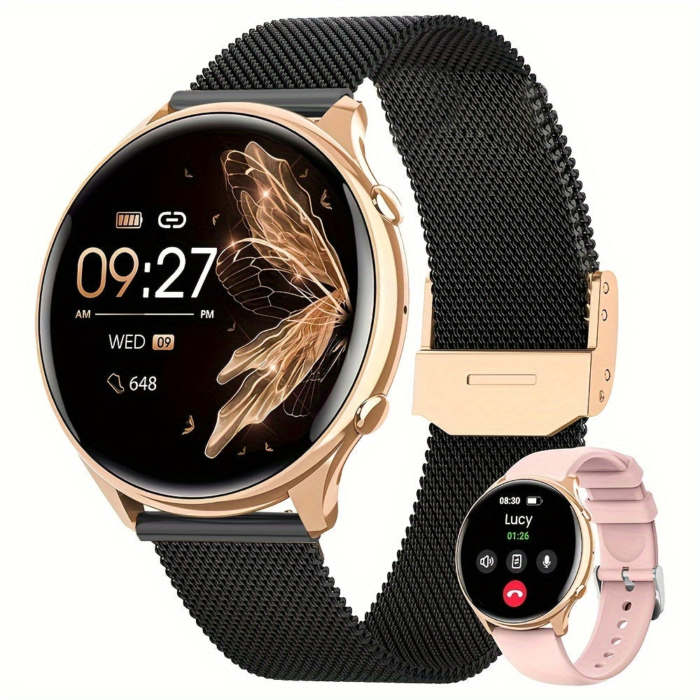 Smart Watches For Women, Answer/Make Calls, 1.39" Smartwatch, 120+ Sports Mode, Pedometer, For Android And IOS, Holiday Gift Idea, For St. Patrick's Day, School Season, Girl's Day