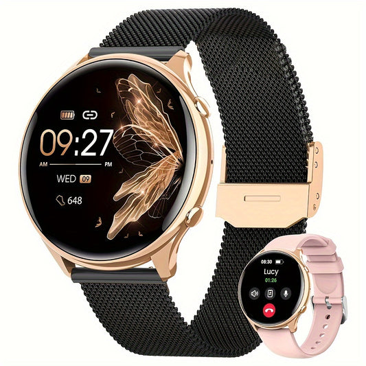 Smart Watches For Women, Answer/Make Calls, 1.39" Smartwatch, 120+ Sports Mode, Pedometer, For Android And IOS, Holiday Gift Idea, For St. Patrick's Day, School Season, Girl's Day