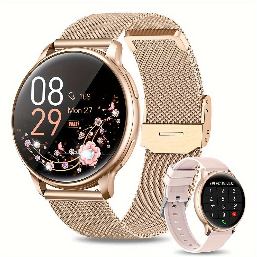 Smart Watches For Women, Answer/Make Calls, 1.39" Smartwatch, 120+ Sports Mode, Pedometer, For Android And IOS, Holiday Gift Idea, For St. Patrick's Day, School Season, Girl's Day